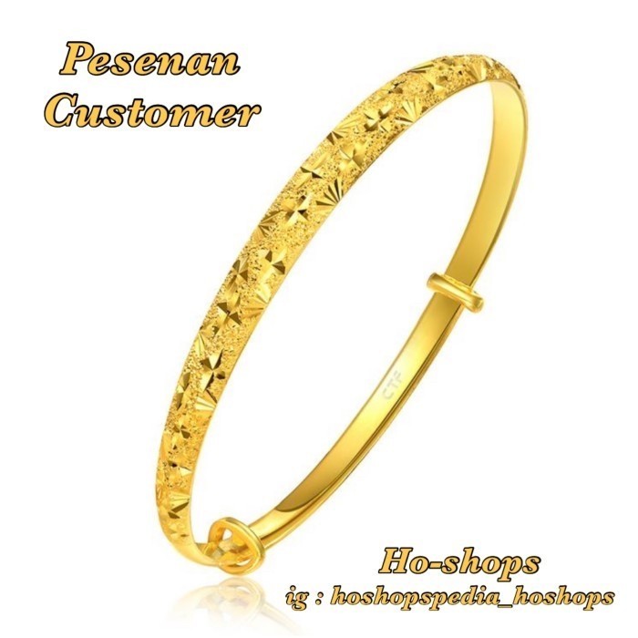 PESENAN GELANG BABY MAS KUNING 24K 99.99% ASLI EMAS
