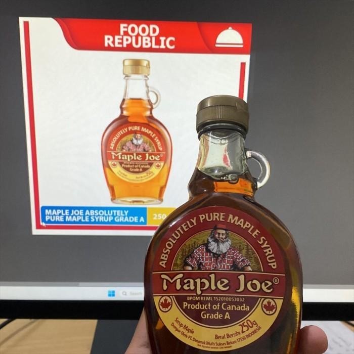 

Maple Joe Absolutely Pure Maple Syrup 250 Gr Sirup Mapple Grade A