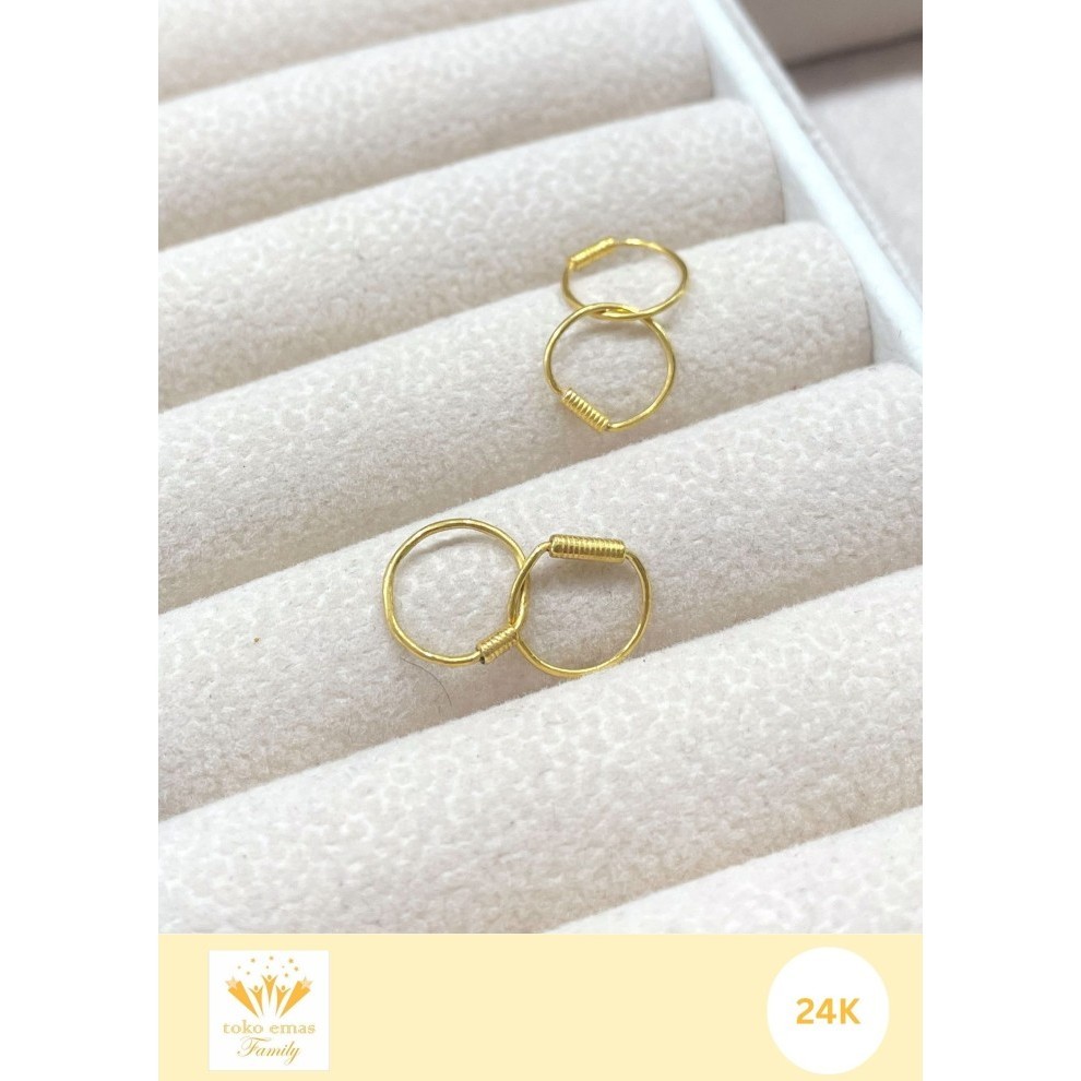 ANTING EMAS BAYI KENIP 24K