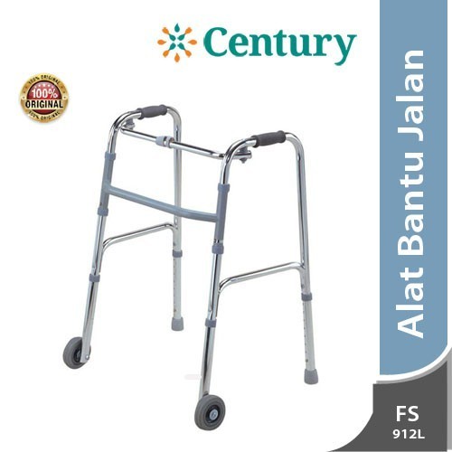 GEA Walker + Roda FS912L / Alat Bantu Jalan / Tongkat / fisioterapi / therapy / lansia / Alkes
