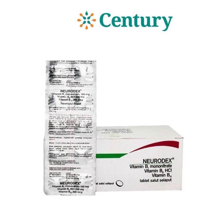 NEURODEX TABLET 1 STRIP ISI 10 TABLET /VITAMIN B / PEGAL / VITAMIN SYARAF /B-COMPLEX / PEGAL PEGAL