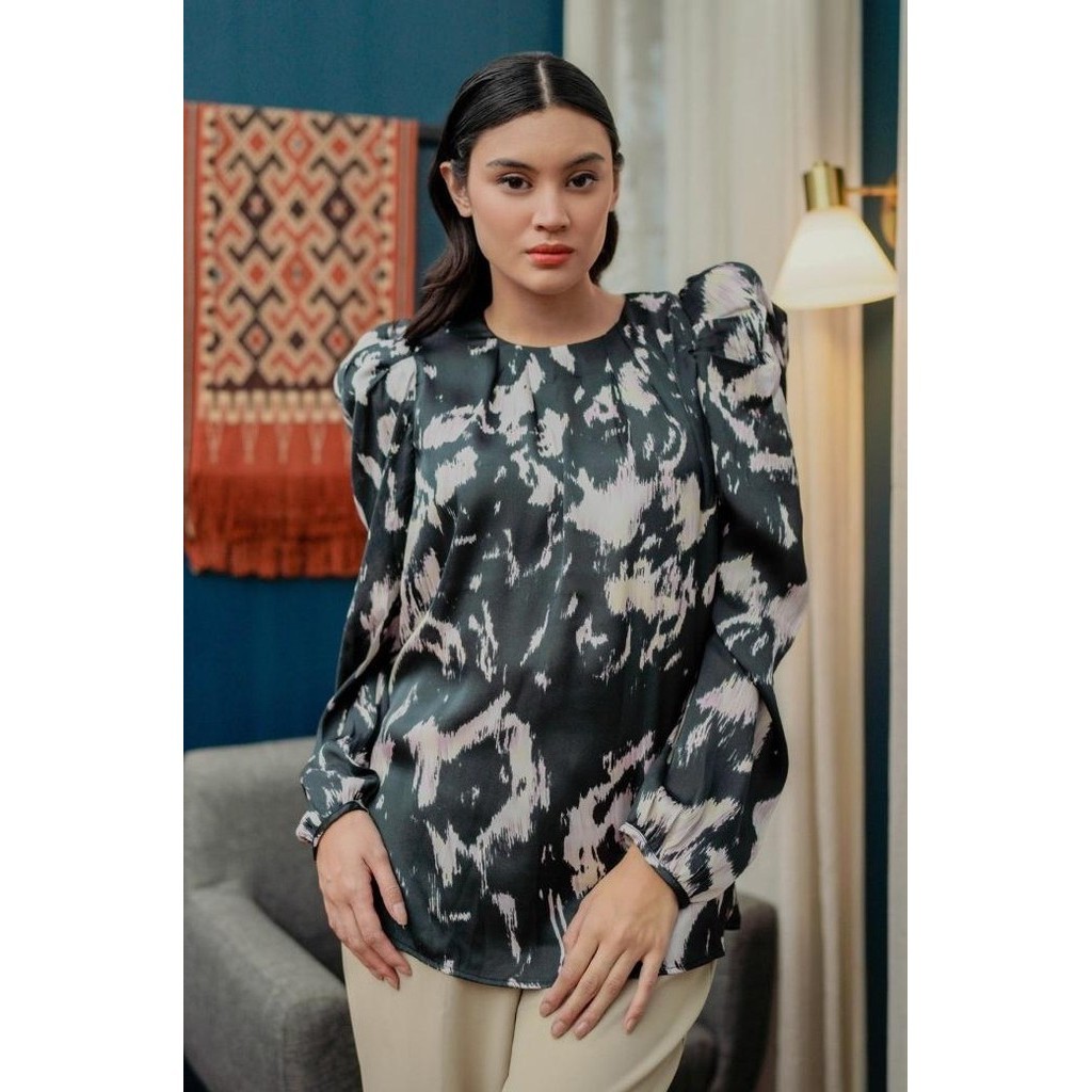 Benang Jarum - Ivy Blouse - Dark Blue