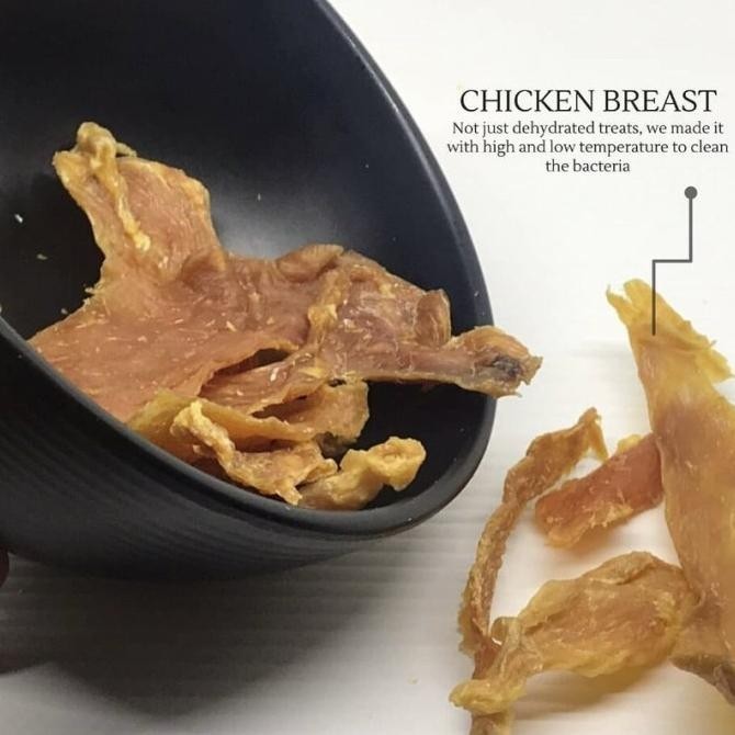 Ready>> Chicken Jerky Ekonomis Chicken Breast Gram 1/2Kg Dawg