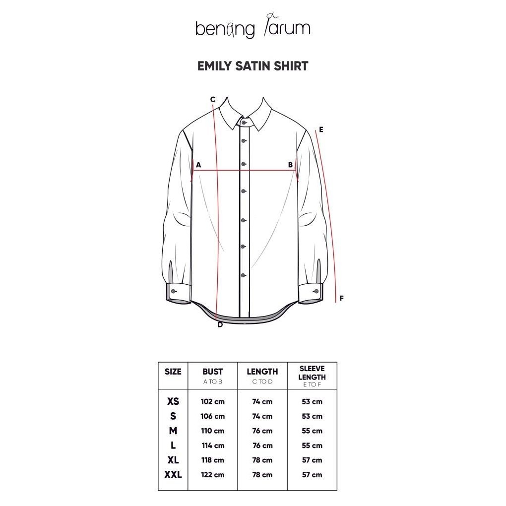 Benang Jarum - Emily Satin Shirt - Purple Rose