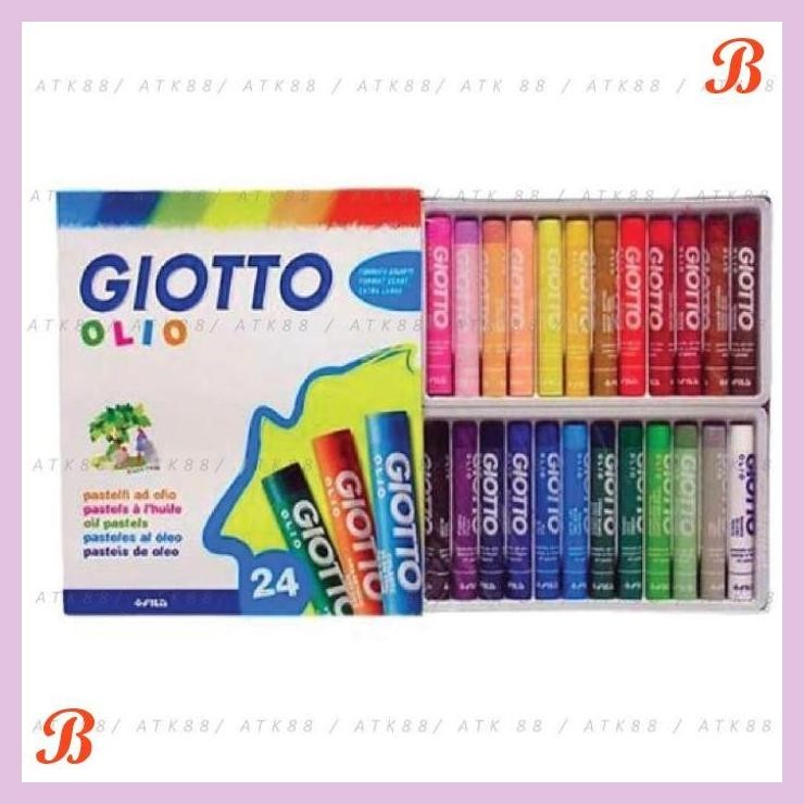 

| PGT | CRAYON PASTEL 24 WARNA OLIO GIOTTO