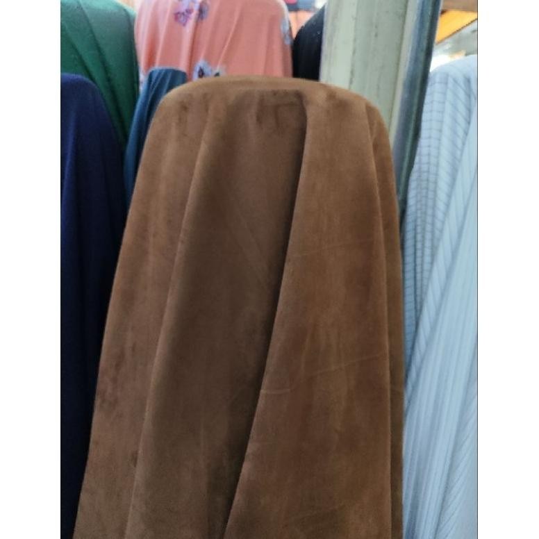 "Inspirasi fashion yang sesuai selera Anda." Bahan Kain Scuba Suede Premium Meteran Per 0.5m ||