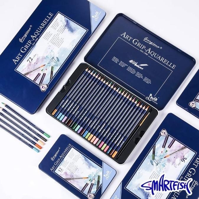 

Model baru - Smartfish Oil Pensil Warna Dengan Kualitas Tinggi 12/48/72 WaterColor - 12 Warna .,