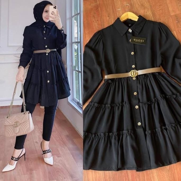Bju Kantor Wanita/Atasan Remaja Muslim/Blouse Bumil Busui/Tunik Muslim