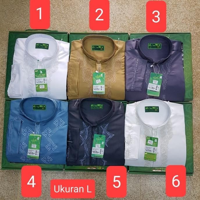 Best Seller Koko Al Mia Lengan Panjang Original Al-Mia Ukuran L Berkualitas