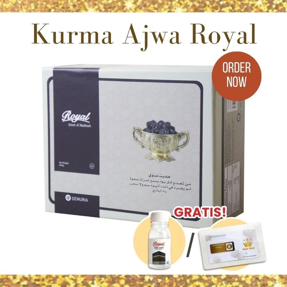 

Ready>>> Kurma Ajwa Royal Dates Premium 100%Asli Kurma Nabi