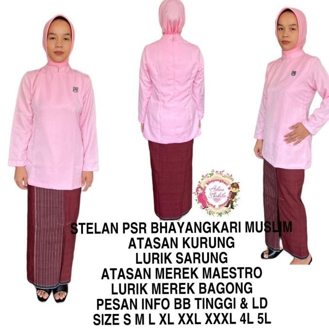 Psr Bhayangkari Muslim Baju Kurung