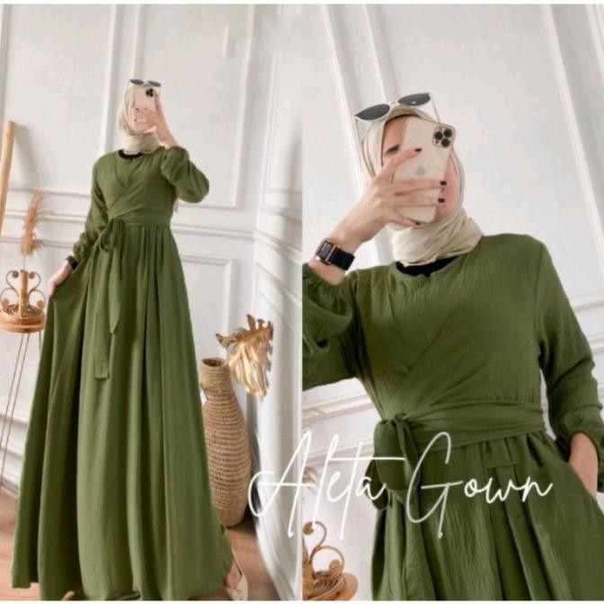 Gamis Aleta Airflow Crinkle