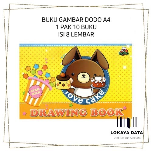 

DODO BUKU GAMBAR A4 isi 8 lembar