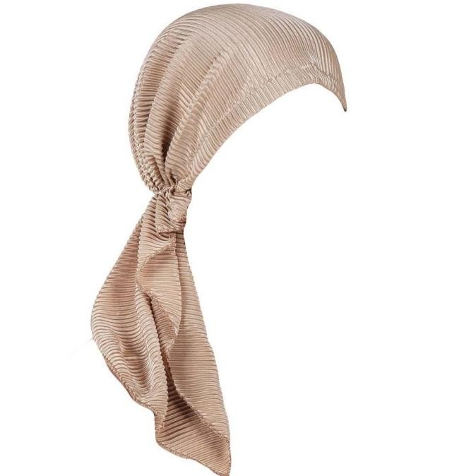 Wanita Muslim Peregangan Sorban Topi Kemo Topi Rambut Rontok Kepala