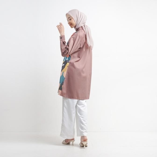 Baju Tunik Wanita Printing Toyobo Motif Karakter / Sm619