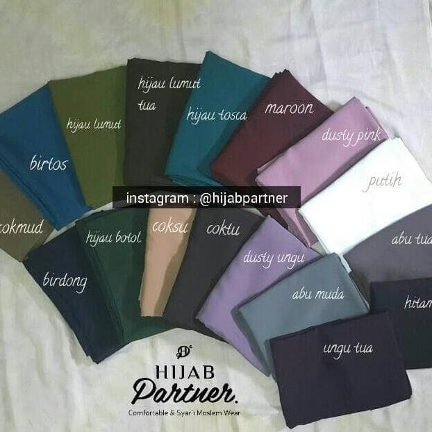 Jilbab Instan Segiempat Cadar Bandana (Fatimah)/ Kerudung Instan Cadar