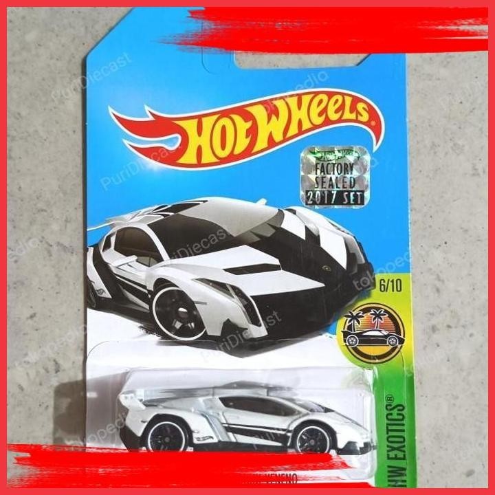 (purid) hot wheels hotwheels lamborghini veneno exotics kroger kmart white