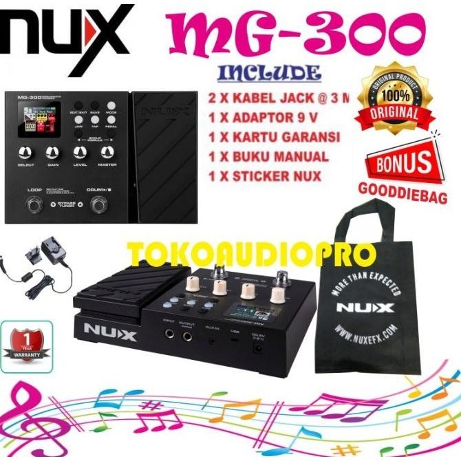 Nux Mg300 Mg 300 Mg-300 Multi Efek Gitar