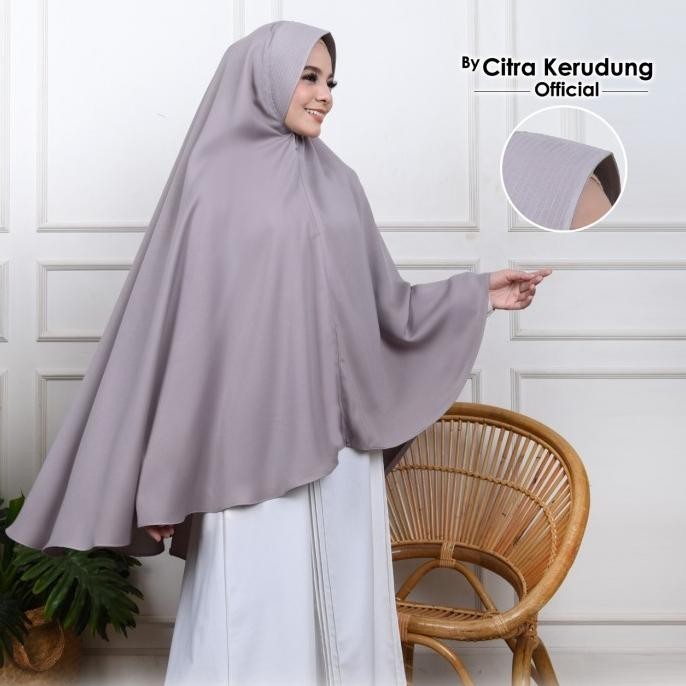 Jilbab Syari Xl Bahan Dramaqueen Model Polos