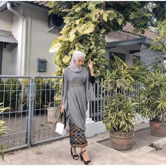 Kaftan Outer Laudya Ceruti Dress Kondangan Lebaran Pesta Mewah Premium