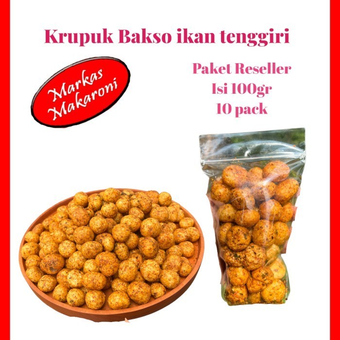 

Paket Reseller - Krupuk Bakso Tenggiri Pedas Daun Jeruk - ( 10 Pack )