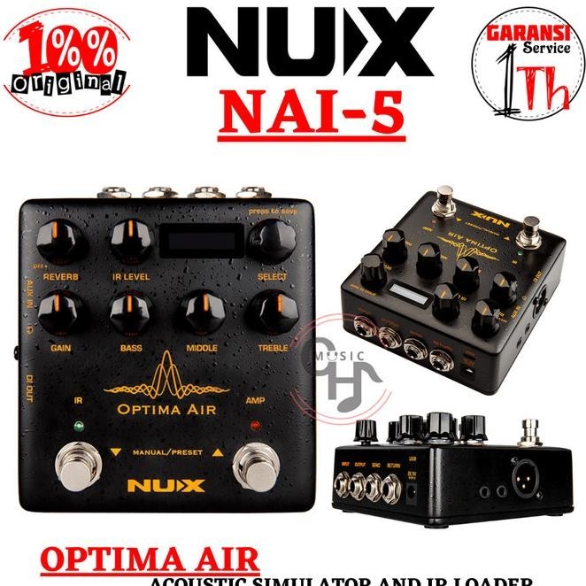 Nux Nai5 Nai-5 Nai 5 Optima Air Efek Gitar Akustik Simulator