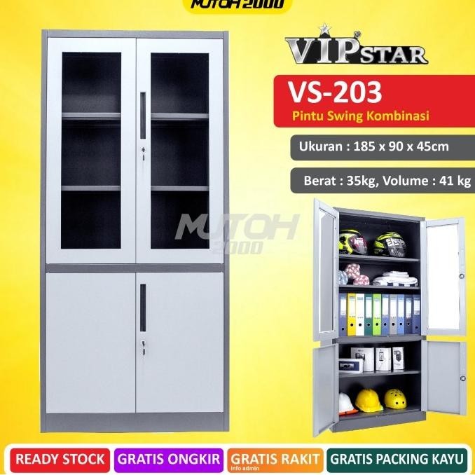 

Terbaik Vip Star Vs-203 Lemari Arsip Besi Kombinasi Swing Pengiriman Cepat