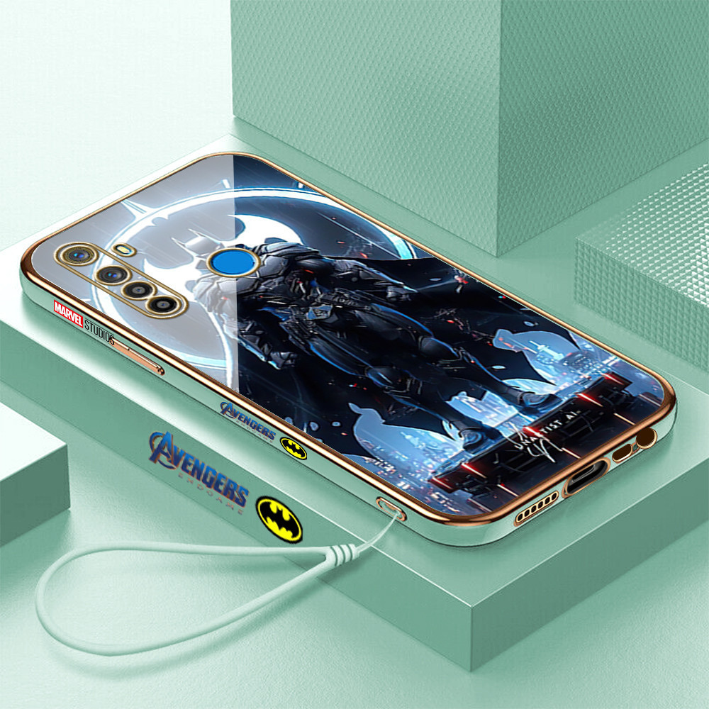 [Pengiriman lokal] Realme C1 C2 C2S C3 C11 2021 C12 C15 C17 U1 X A1K Casing Ponsel Pola Marvel Batma