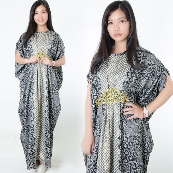 Vita Kaftan Maxi Dress Batik Busana Muslim Wanita