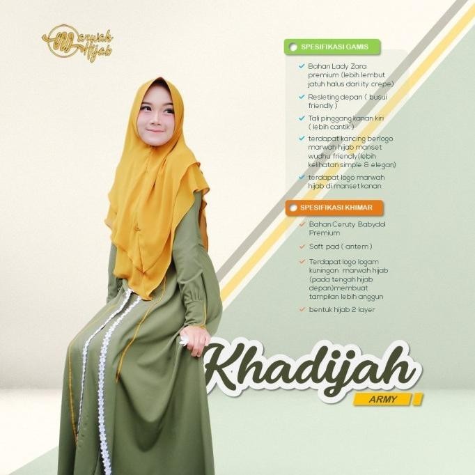 Khadijah Syar'I By Marwah Hijab