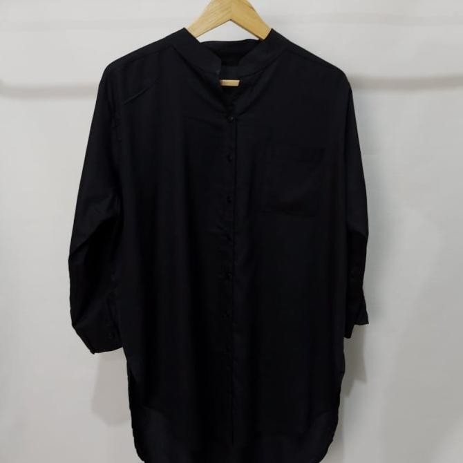 Kemeja Tunik Polos Ld 120Cm | Rayon Twill | Real Picture