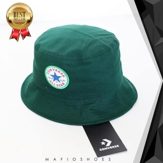 Topi Rimba Converse Green / Topi Converse / Topi Olahraga/Topi Murah