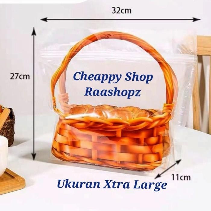 

100Pcs Plastik Cookies Xtra Large - Special Order 046