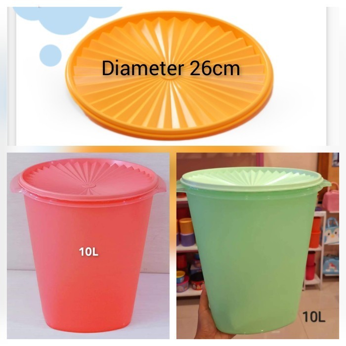 sparepart//tutup toples tupperware//tutup maxy canister 10 liter