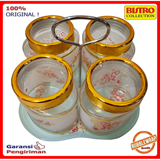 Toples Kaca Set Toples Lebaran Set Toples Lebaran Putar Bisto BO 0124