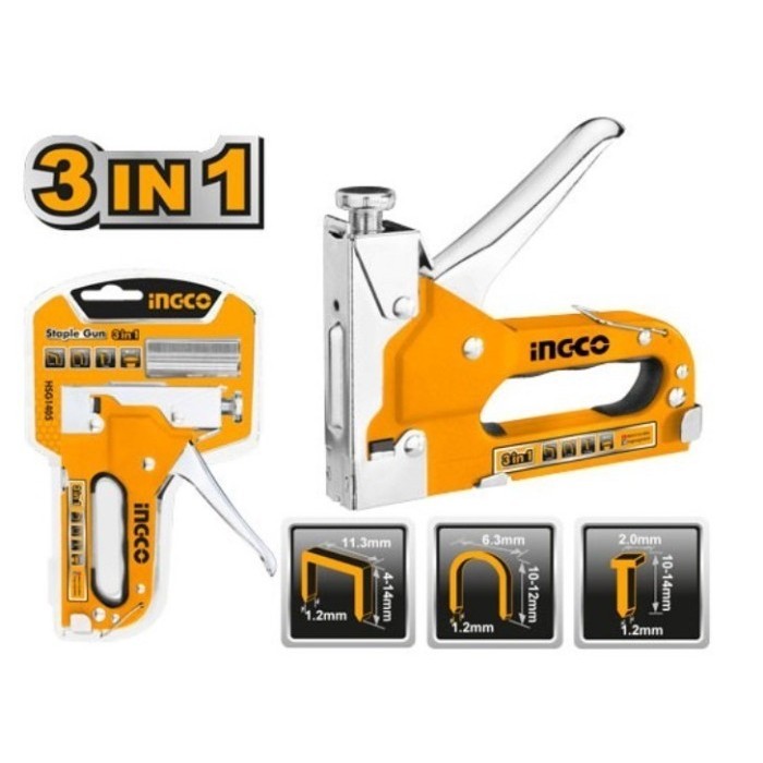 

TERBARU - Ingco Staples Tembak Staple Gun HSG1405 Stapler Jok