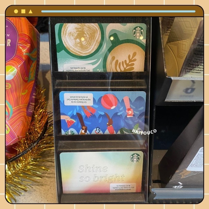 

Starbucks Card Shining Pastel Collection 2023 / Kartu Starbucks Member