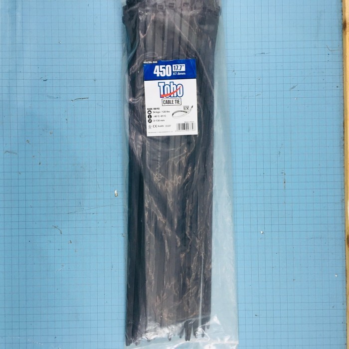 

Toho Heavy Duty Cable Ties 7.6 X 450Mm 45Cm Kabel Tis