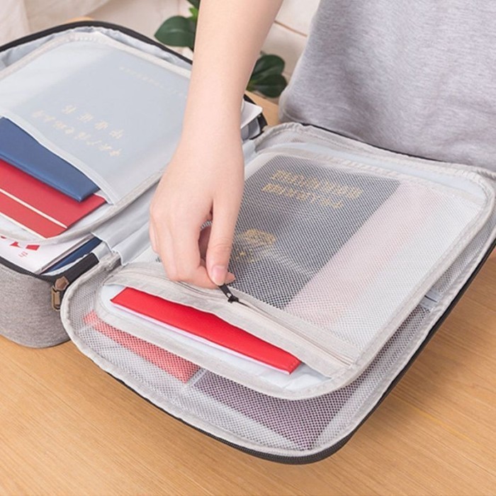 

Tas Dokumen Tiket Dengan Kunci Kombinasi Kapasitas Besar Anti Air