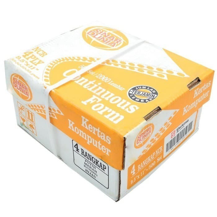 

Continuous Form / Kertas Komputer 91/2 X 11 Sidu 4Ply