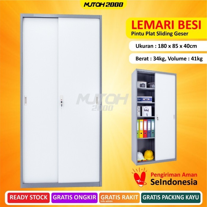 

Lemari Arsip Lemari Besi Filling Cabinet Pintu Plat Sliding Geser