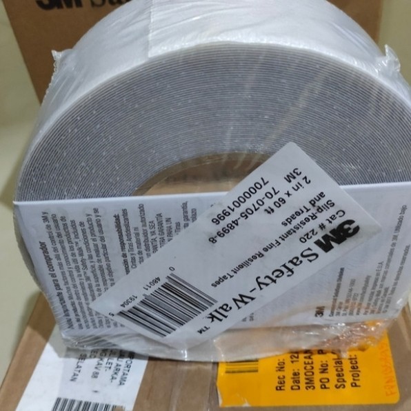 

3M 220 Clear Safety Walk Trsnfarant Anti Slip Tangga Licin 2 In X 5Mtr