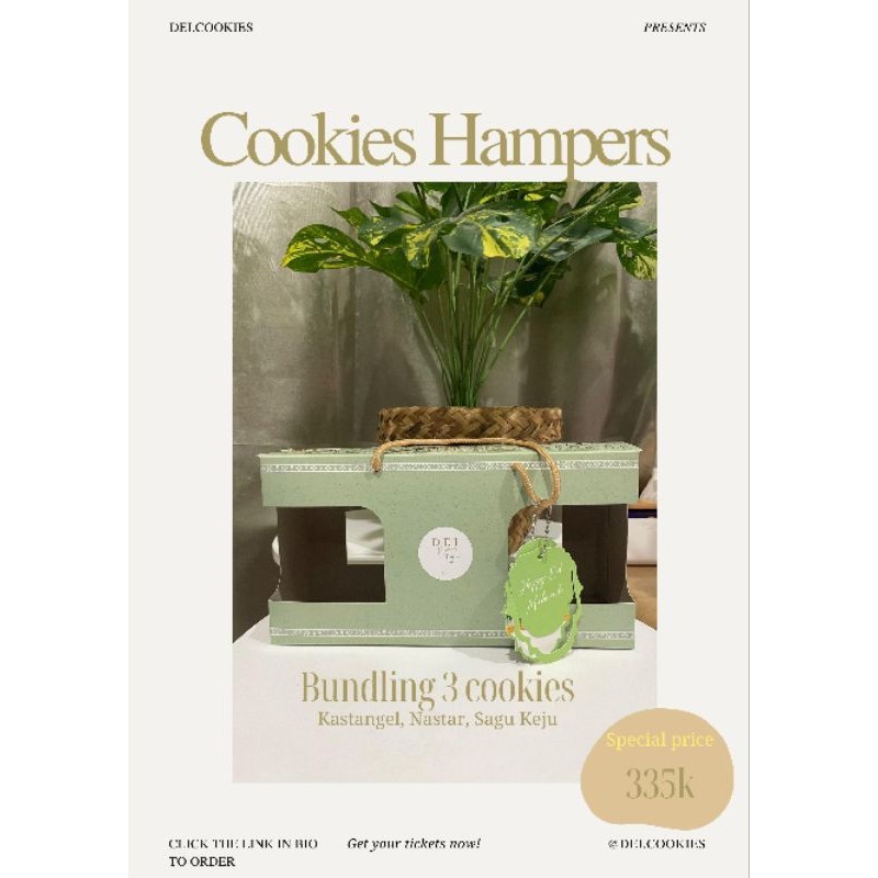 

Bundling 3 cookies hampers