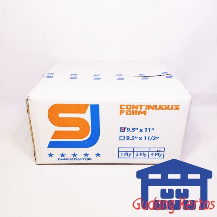 

Continuous Form 9.5 X 11 4Ply Sj Standar