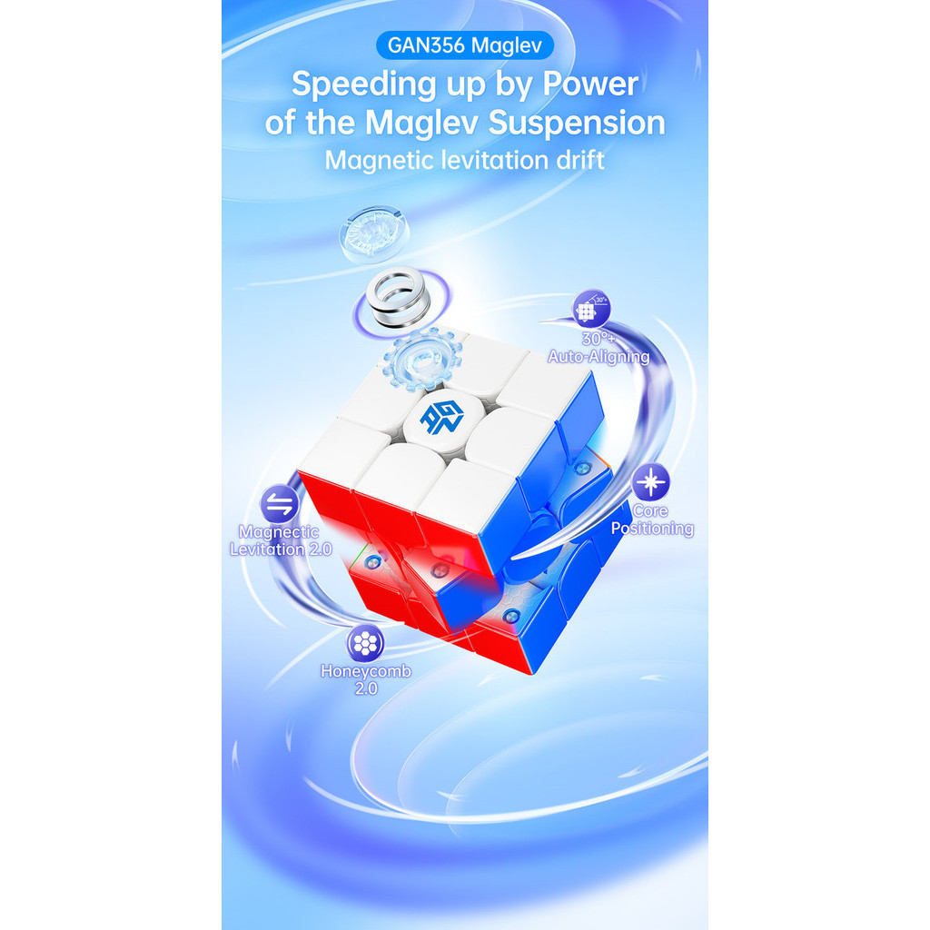 Rubik 3X3 Gan 356 M Maglev Stierless