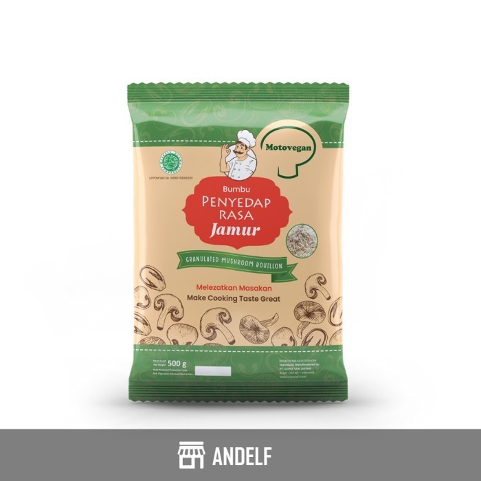 

Yedap Rasa Non Msg / Kaldu Jamur Motovegan 500 Gram