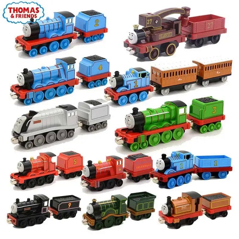1:43 Thomas And Friends Harvey Steen Edward Set Jalur Kereta Api Logam Campuran Magnet Kereta Model 