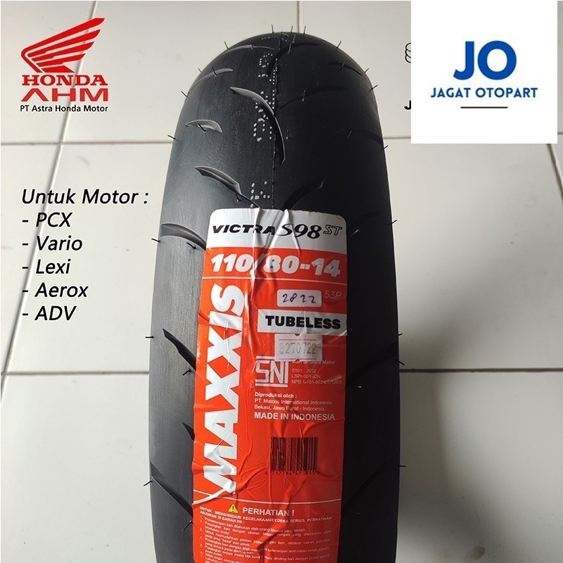 JAGAT Ban Maxxis Victra 100 80 14 mio beat vario TUBELESS