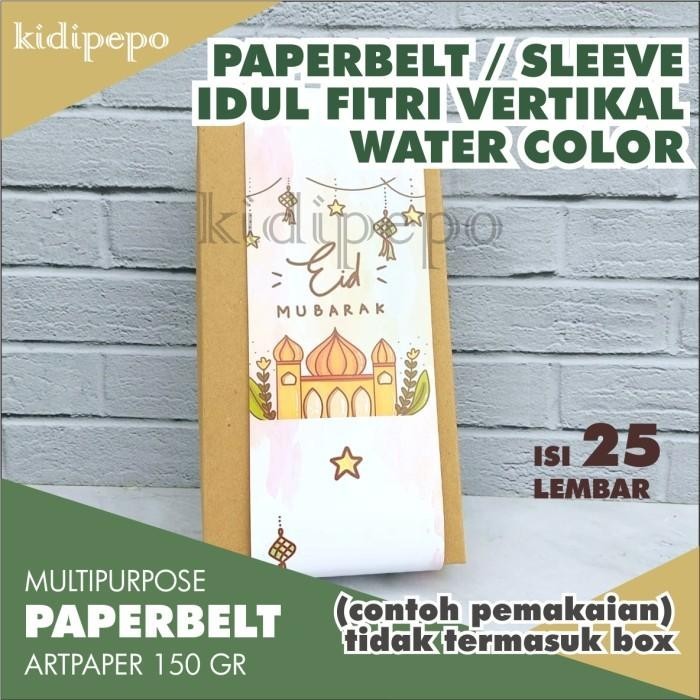 

Paperbelt / Sleeve Idul Fitri Vertikal Watercolor - Isi 25 Lembar 086
