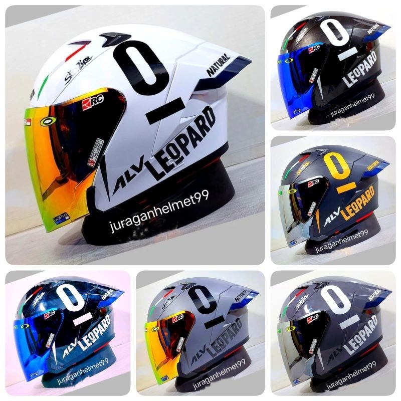 Helm Alv Ultron pro Paket Ganteng Leopard